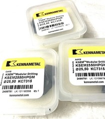 Kennametal KSEM2550HPGM KC7315 25.5mm 1.0039″ Modular Drill Carbide Insert NEW