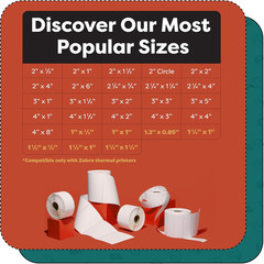 – 3″ X 1″ Direct Thermal Labels (12 Rolls, 1300 Labels/Roll) for Barcodes, Addre