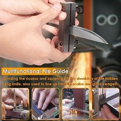 Hardened File Guide with Carbide Surface For Knife Making Knife Maker Tool 2”