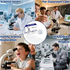 Blank Glass Microscope Slides and Covers – Ground Edges & 45° Clipped Corners, H