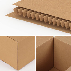 40 Pack 8X6X6 Inches Shipping Boxes Corrugated Cardboard Boxes for Packing, Movi