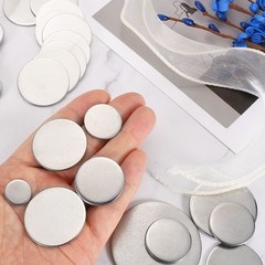 10Pcs Stainless Steel Disc 1 1/4″ Dia 0.12″(3mm) Thick Round Circle Plate
