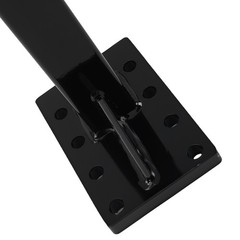 Heavy Duty 3 Position Pintle Hitch Mount for 2in Receiver 20000 lbs Steel