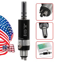 10X Dental Slow Low Speed Air Motor Handpiece 4Holes External Water Spray