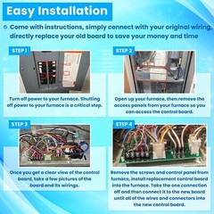 S1-7990-319P Furnace Control Circuit Board for Coleman Evcon York OEM 7990-319P