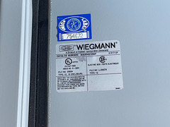 Wiegmann WA304210WF N12 Double Door Wall-Mount 30X42X10 Carbon Steel – Gray