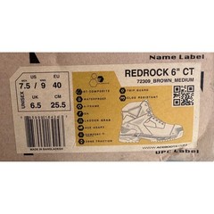 Shoes For Crews ACE Redrock 6″ Composite Toe Waterproof Work Boots 72309 Sz 7.5