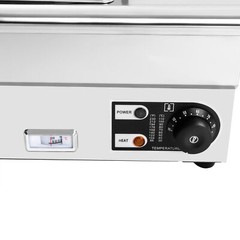6-Pan Electric Food Warmer Steam Table Buffet Bain Marie Countertop Commercial