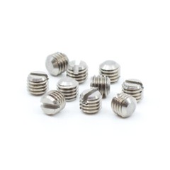 Black Oxide & Stainless Steel Slotted Fine Thread Gun Plug Screws