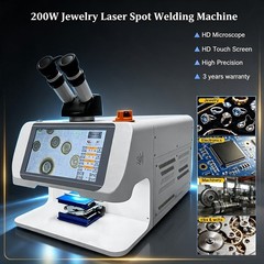 160 Joules 200W Jewelry Spot Welder Laser Welding Machine for Gold Silver Metal