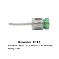 Universal Implant Prosthetic Kit Screwdriver Multi-Unit Abutment Driver Wrench