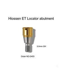 Hiossen ET titanium Locator Abutment Interna Hex Morse Taper Implant Overdenture