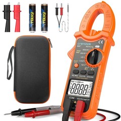 Clamp Meter Multimeter 6000 Counts TRMS Electrical Tester for AC/DC Current/V…