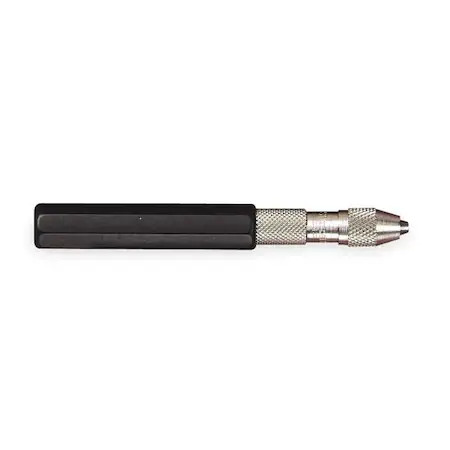 Starrett 166B Pin Vise, 0.030-0.062 In, Pvc Handle