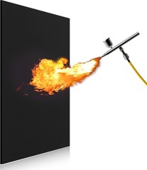 High Temp 9x12in Carbon Felt Insulation Blanket – Fire Protection Up to 1800°F