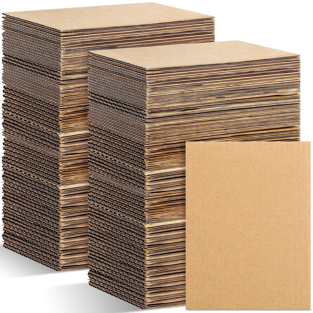 50 Pack Corrugated Cardboard Sheets Flat Cardboard Sheets Cardboard Inserts F…