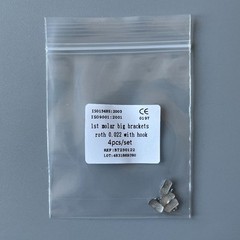 20Sets Dental 1st Brackets Molar Wide Big Bracket Orthodontic Roth MBT 022 Hooks