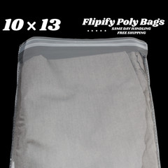 10×13 Clear Resealable T-Shirt/Apparel Self Seal Lip Tape Poly Plastic bags