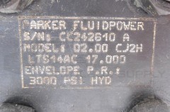 PARKER FLUIDPOWER 02.00 CJ2H LTS14AC 17.000 PNEUMATIC CYLINDER 3000 PSI
