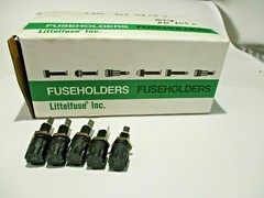 NEW LOT OF 5 LITTELFUSE 03420838HXL FUSEHOLDER FOR FUSE 20A/AMP 3AG 250V