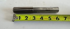 7/8”+.004 High-Speed Steel Chucking Reamer Straight Shank Straight Flute (.879