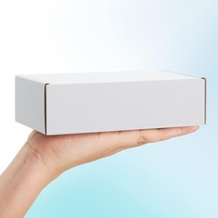 Small White Mailing Boxes Corrugated Shipping Boxes