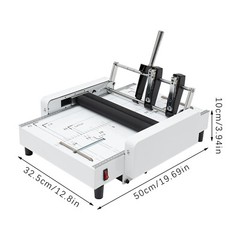 A3 Booklet Folding Binding Machine Paper Stapling Making Book Stapler Office 60W
