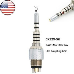 US COXO Fiber Optic High Speed Handpiece For KaVo MULTIflex 6 Hole Coupler GK-TP