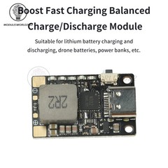 3.7V 18W Li-ion Battery Fast Charging Module Boost Balanced Charge/Discharge