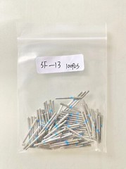 100 PCS SF-13 837-016 Straight Flat End Medium Grit Dental Diamond Burs FG 1.6mm