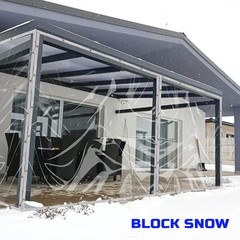 Clear Tarp 10 x10FT, 20 Mil Clear Vinyl Tarp, Small Cover Plastic Sheeting wi…