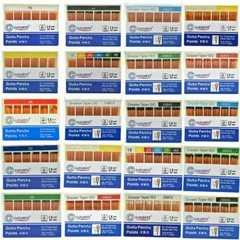 Dental Endodontic Root Canal Absorbent Paper Points/Gutta Percha Points #15-40