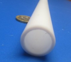 PTFE Teflon Straight Tube 3/4″ OD x 5/8″ ID x 1/16 Wall x 1 Foot Length