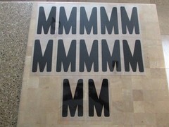 Changeable Sign Letters 6″ Letter Printed on 7″ Panel 448 Pieces