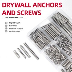 295-Piece Stainless Steel Roll Pin Assortment Kit – Spring Dowels Slotted Ten…