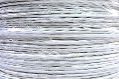 600ft Aerospace Dual Conductor 22AWG Wire ETFE Insulation and Silver Copper Core