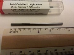 4pcs 1/8″ Solid Carbide chucking reamer Tialn Coated 4 straight flute 515-TN18