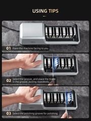 Reemix Electric Knife Sharpener 4-Stage Sharpening Repair Coarse Medium Fine
