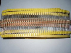 100 Pieces 1 /4Watt(0.25) 5% carbon film resistors Over 200 Various Value