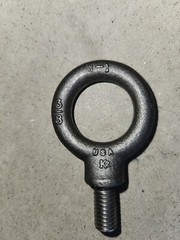 3/8-16 x .75″ Thread Lifting Eye Bolt Eyebolt Forged Black USA QTY 4 NEW