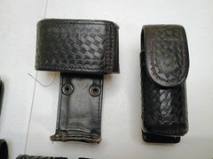 Duty Belt Accs. Flashlight Mace Double Mag Radios Key Cuff Glove Belt Keepers