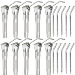 Dental Air Water Spray Triple 3 Way Syringe Handpiece w/ 2Nozzles/Tips/Tubes NEW