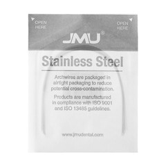 JMU Dental Orthodontic Arch Wire Stainless Steel Round Rectangular Ovoid