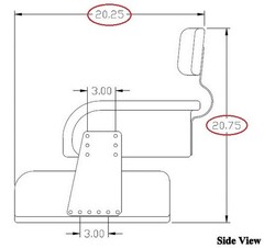 7152 Fits International Harvester Fits IH Fits FARMALL Vinyl Seat 504 656 706