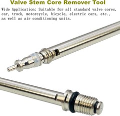 6PCS A/C Schrader Valve Core Remover Tool Kit R134A R12 HVAC Valve Stem Repair
