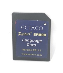 ECTACO Partner ER800 Series Language Card Version ER 1.2