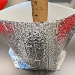 Foil Insulated Box Liners Leakproof Thermal Cold Shipping 6 x 6 x 6 in – Pkg 5 +