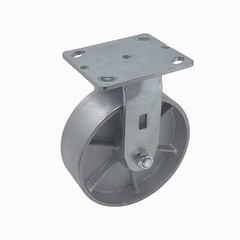 6″x2″Heavy Duty Caster Steel Cast Iron Wheel Caster,Capacity1200-5000LB