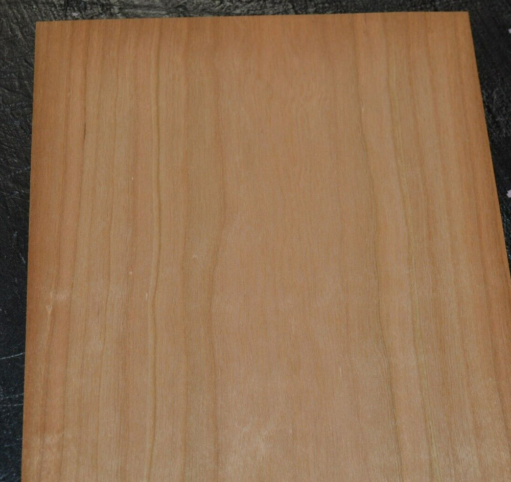 Cherry Raw Wood Veneer Sheet 8.5 x 27 inches 1/42nd ch912
