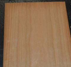 Cherry Raw Wood Veneer Sheet 8.5 x 27 inches 1/42nd ch912